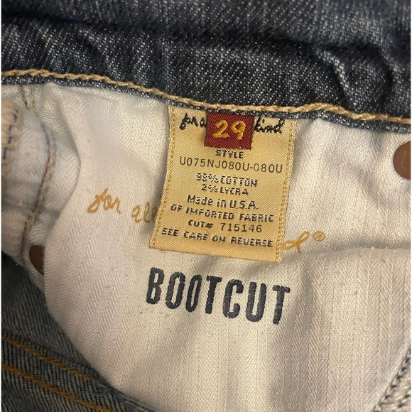 7 For All Mankind Sz:29 Blue Jean Cut Off Shorts - Picture 2 of 5